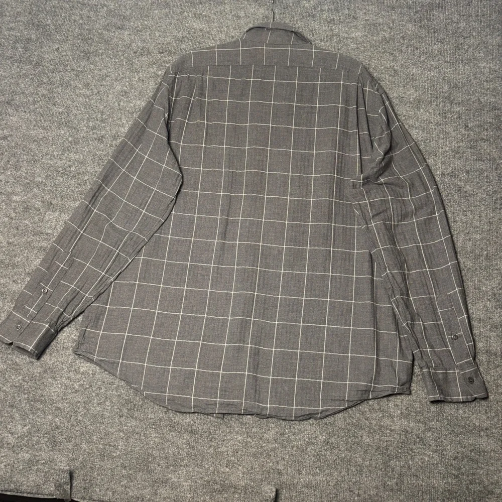 Polo‎ Ralph Lauren Mens XXL  Grey Classic Fit  Flannel Button Down Shirt